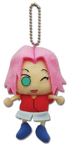 41lt6ahPxNL naruto shippuden sakura plush keychain