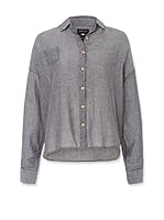 Cross Jeans Camisa Mujer (Gris)
