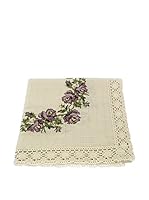 Bottega Tessile Mantel de Mesa (Crudo/Ciruela)