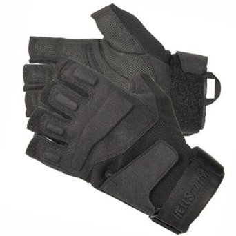 Blackhawk Men's Black S.O.L.A.G. Special Ops 1/2 Finger Light Assault Glove (Black, Medium)