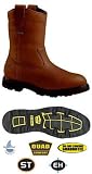 Review   / LaCrosse Mens Hermiston Wellington Steel Toe Brown 11