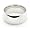 10K White Gold Wedding Bands 8mm comfort-fit, 6.25