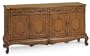 Heirloom Four door Console, FOUR-DOOR, ANTIQUE OAK