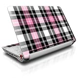 Pink Plaid Design Skin Cover Decal Sticker for the Acer Aspire ONE 11.6