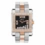 Chopard Happy Sport Square Two Tone Diamond Women's Watch 278498-9008