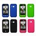 Premium Soft Durable Silicone Skin Cover Case for Verizon HTC Droid Eris 6200 (Choose from 6 Colors; Black, Blue, Hot Pink, Neon Green, Purple, Red)