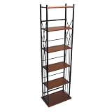 DAKOTA - 100 DVD / 150 CD Media Storage Tower Shelves - Black