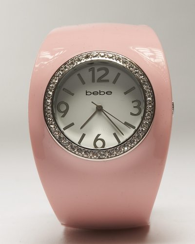 Bebe Crystal Bangle Watch
