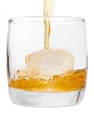 5 O'Clock Rocks Scotch Whiskey Glasses with Heavy Base and Curved Sides - Amazing Addition to Your Barware Collection - Free Mixologist Drink Recipe Book - Set of 2 Old Fashioned Rocks Glasses