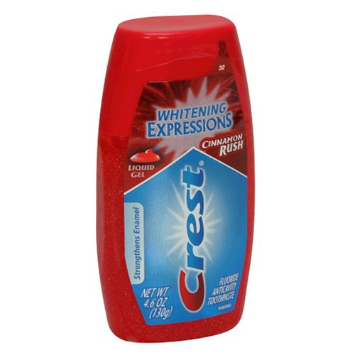 Crest Whitening Expressions Fluoride Anticavity Toothpaste, Cinnamon Rush, 4.6-Ounce Tubes... by Crest