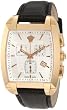 Versace Men's Tonneau Rose Gold Chronograph Watch by Versace