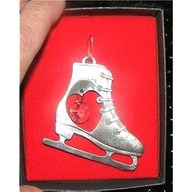 Ice Figure Skating Pewter ornament skater