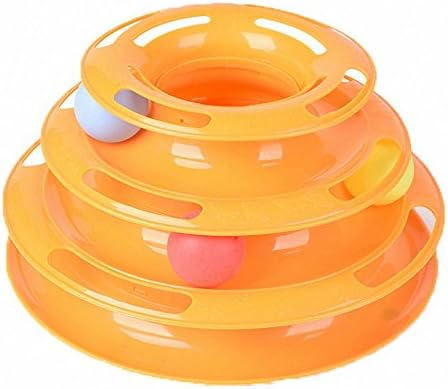 Juanerjie Play Things Crazy Amusement Plate Toy for Pet Cat