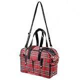 Karlie 31987 - Tragetasche Scotland - Kariert 52 x 25 x 35 cm, rot