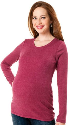 Motherhood Long Sleeve Maternity T Shirt, Size S