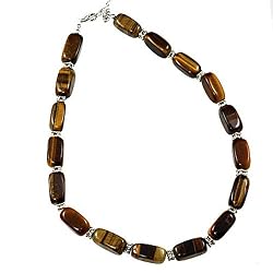 Tiger Eye Beaded Necklace Fashion Jewelry