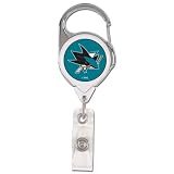 NHL San Jose Sharks Premium Metal Badge Reel