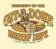 Larry The Cable Guy, Property Of The Git-R-Done Huntin' Dept design on a Natual T-Shirt