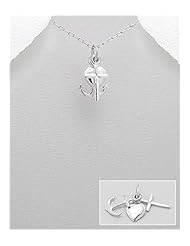 Pendant Necklace In 92.5 Sterling Silver