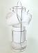 White Stacking Breakfast Crockery Set & Stand