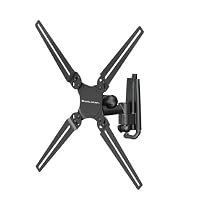 Level Mount DC30SJ Articulating Low-Profile Wall Mount for 10" to 30" Displays (Black)