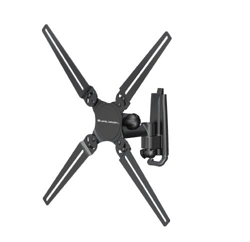 Level Mount DC30SJ Articulating Low-Profile Wall Mount for 10 to 30 Displays (Black)