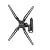 Level Mount DC30SJ Articulating Low-Profile Wall Mount for 10" to 30" Displays (Black)