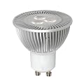 LED SPOT GU10 silber 5Watt ersetzt min. 35Watt Halogen 33 Grad Abstrahlwinkel warmes Licht 2700 Kelvin mit CREE LEDs