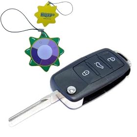 HQRP Bo�tier / Coque Cl� T�lecommande 3 Boutons compatible avec Volkswagen VW Beetle 2000 2001 2002, Jetta 2000 2001 2002 2003 2004 2005, Touareg 2004 2005 2006 2007, Passat, Bora, Polo, Golf 4, 5, GTI Mk4 MK5 Typ 1J Typ 1K R32 avec cha�ne UV / testeur de radiation