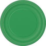 20 Count Dessert Plates, 7-Inch, Emerald Green