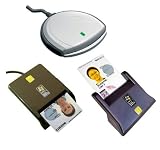3 Best USB Card Reader SCM Microsystems USB Smart Card Reader (SCR3310)+SGT117 and SGT111 DOD Military USB CAC Smart Card Readers