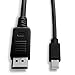 V7 1.8M (6ft) MDP-2-DP Cable, Mini Dislayport to Displayport Black 1.3 DP Cable - V7MDP2DP-6FT-BLK-1N