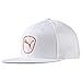 PUMA Golf- Cat Patch 2.0 Snapback Cap, White/Vibrant Orange