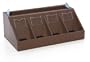 Kangaroom HCG01089BRKRSD 4-Pod Charging Station, Brown