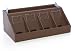 Kangaroom HCG01089BRKRSD 4-Pod Charging Station, Brown