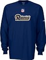 St. Louis Rams Navy 2007 Sideline Official Wordmark Long Sleeve T-Shirt