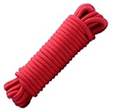 32 Foot Cotton Bondage Rope - Red