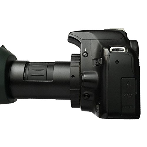 Metal T2 Mount Camera Lens Adapter for Canon EOS and Spotting Scope