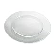 Big Save Service Ideas Tuscany Glass Pebbled Clear Plate - 8003CL