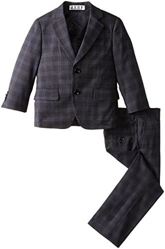 a.x.n.y. Little Boys' Plaid Three-Piece Suit