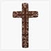 Carved Antique-Finish Wall Cross - Style 33603