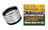 2x TELEPHOTO LENS 52mm 52 mm DIGITAL CONCEPTS fit SONY