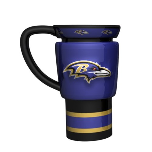 NFL Baltimore Ravens 16-Ounce Sculpted Travel Mug