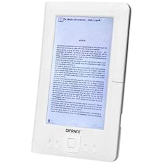 Difrnce Multimedia EB510 E-Reader (12,7 cm (5 Zoll), USB 2.0) wei�