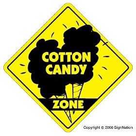 41ltmyGry0L. SL500 AA280  COTTON CANDY ZONE  Sign  cart concession machine fair