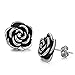 Fashion Jewelry Women's Earrings Flowers Titanium Steel Girls Earrings Stud Earrings in a Gift Box