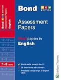 Bond First Papers in English: 7-8 Years (Bond Assessment Papers): First Papers in English 7-8 Years (Bond Assessment Papers)