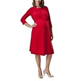 Merona® Maternity 3/4-Sleeve Empire Dress - Red