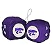 NCAA Kansas State Wildcats Football Team Fuzzy Dice, Purple