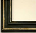 Distressed Black Picture Frame - Solid Wood-New, 8x10